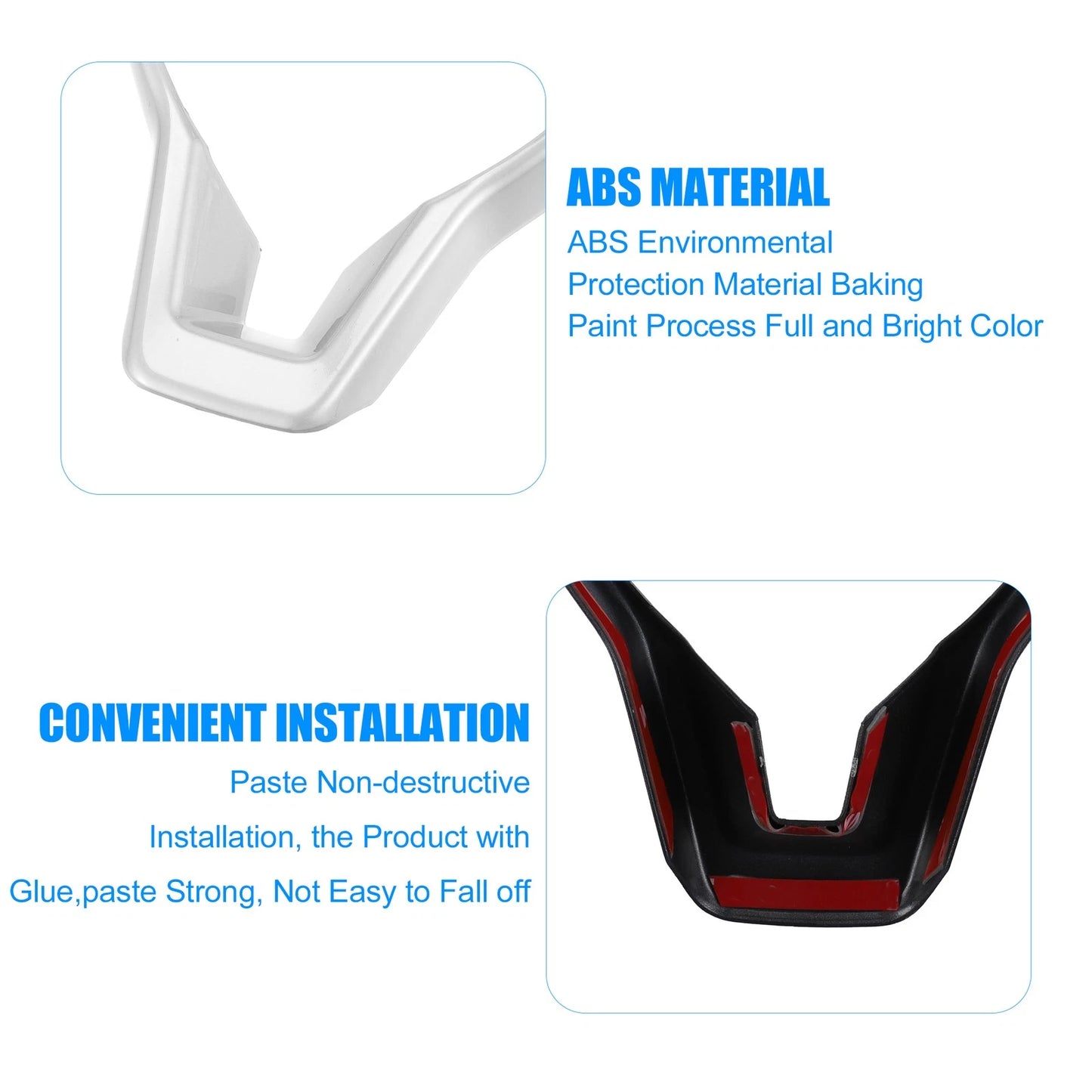 Steering Wheel Cover Trim for Nissan Altima (Matte Silver Tone, ABS Plastic)