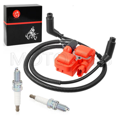 2 x Ignition coil & spark plug wire cap for Can-Am Maverick Trail (2018–2023)