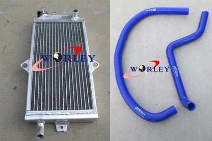 3-Core Aluminum Radiator with White Hose for Suzuki LT 250R (1985–1992)