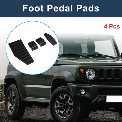 Set of 4 Manual Foot Accelerator Pedal Covers for Suzuki Jimny (2018–2022)