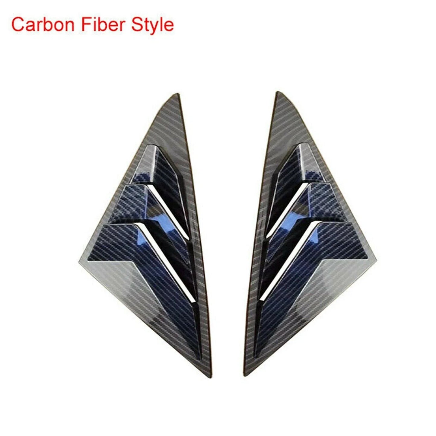 2 x Carbon Fiber Window Louver Cover for Hyundai Sonata (2011–2014)