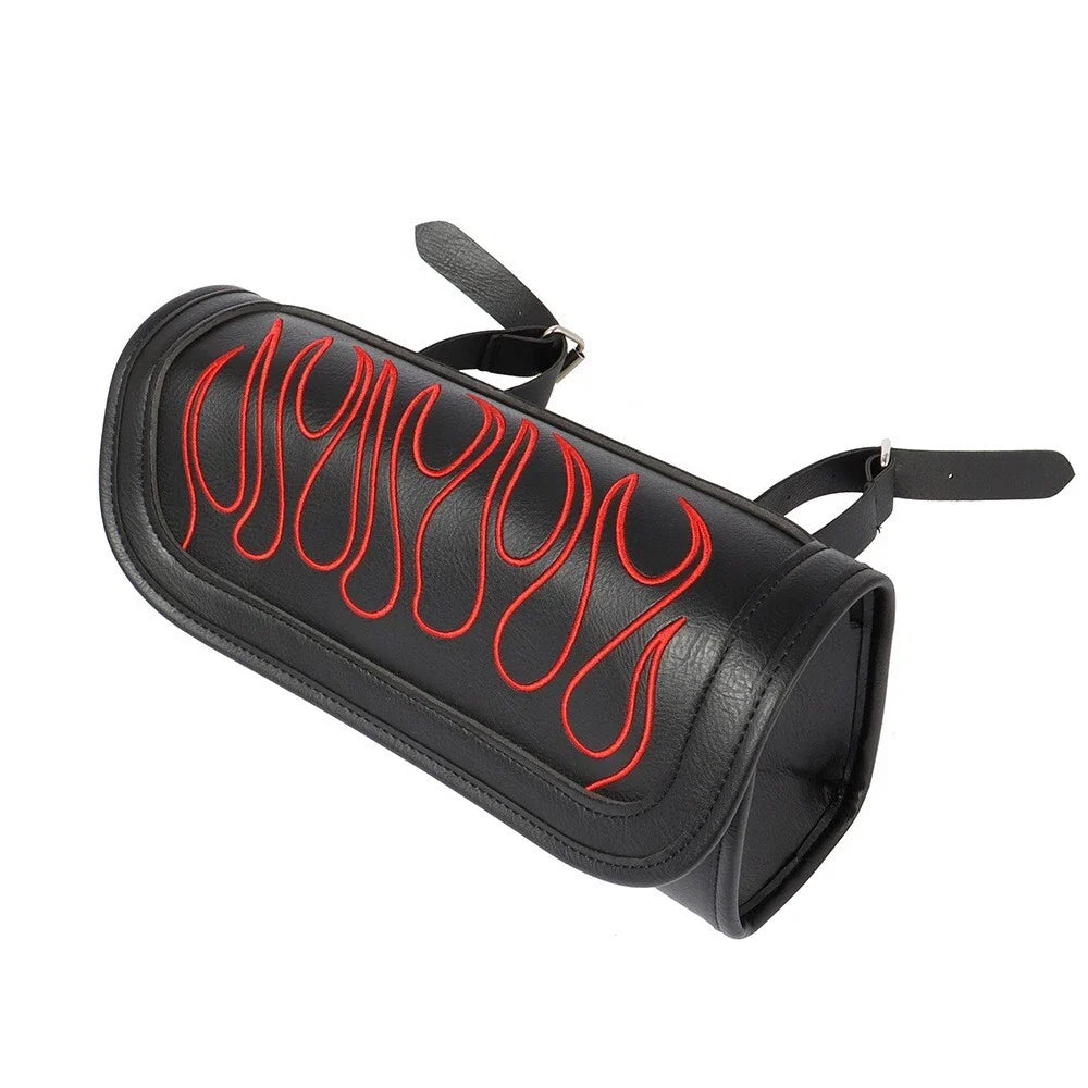 Motorcycle Tool Bag Storage Fork Roll Saddlebags Pouch for Harley