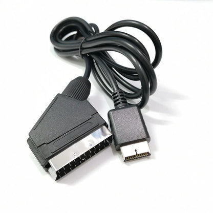 RGB Scart Cable 1.8m for PS1 PS2 PS3 (2000-2013)