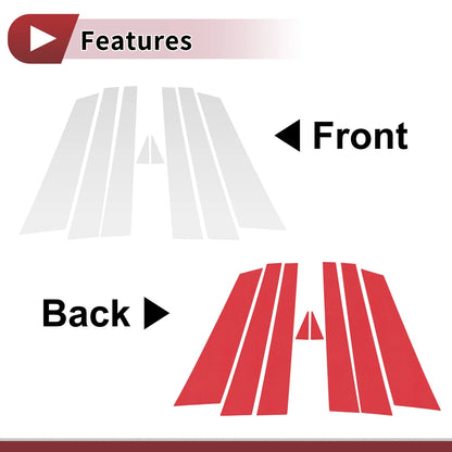 Door Pillar Window Trim for Chevrolet Impala (Front Rear Left Right)