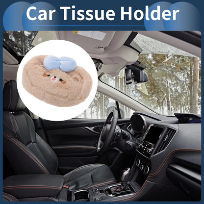 Tissue Holder for Car - Little Bear Plush (7.87"x5.91"x3.15")