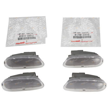 4 x Courtesy Door Lamp for Toyota Landcruiser 100 105 Series