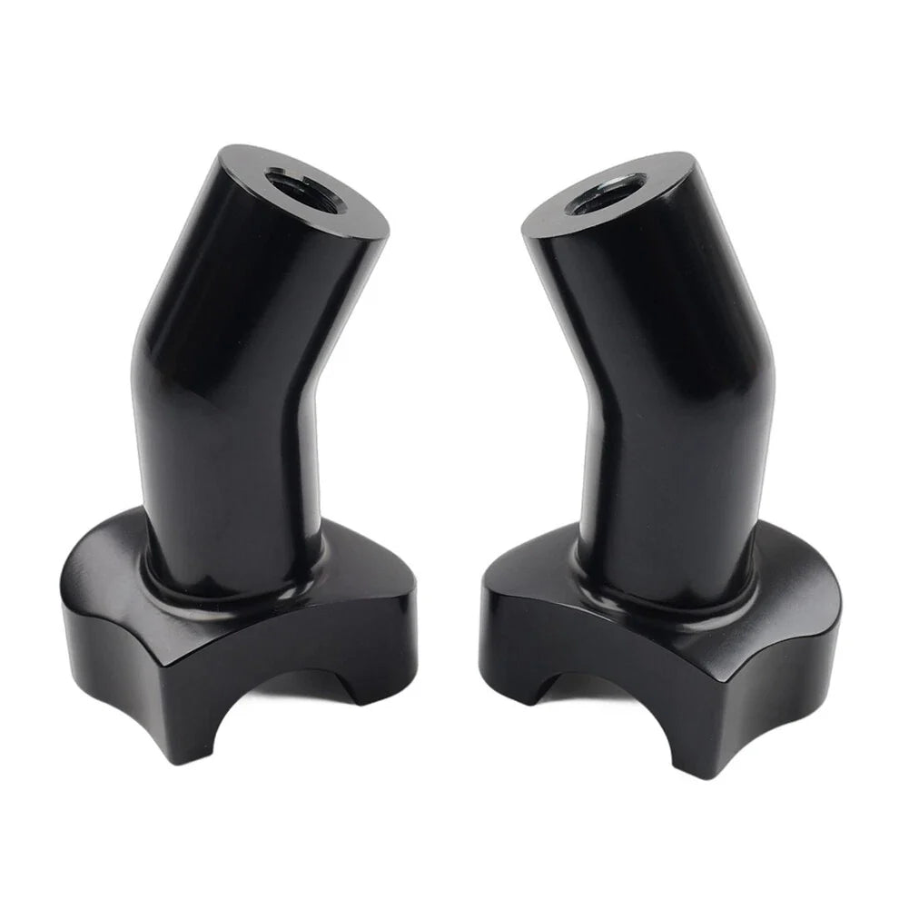 3.5" Pullback Handlebar Risers Black for Harley Dyna Softail Road King