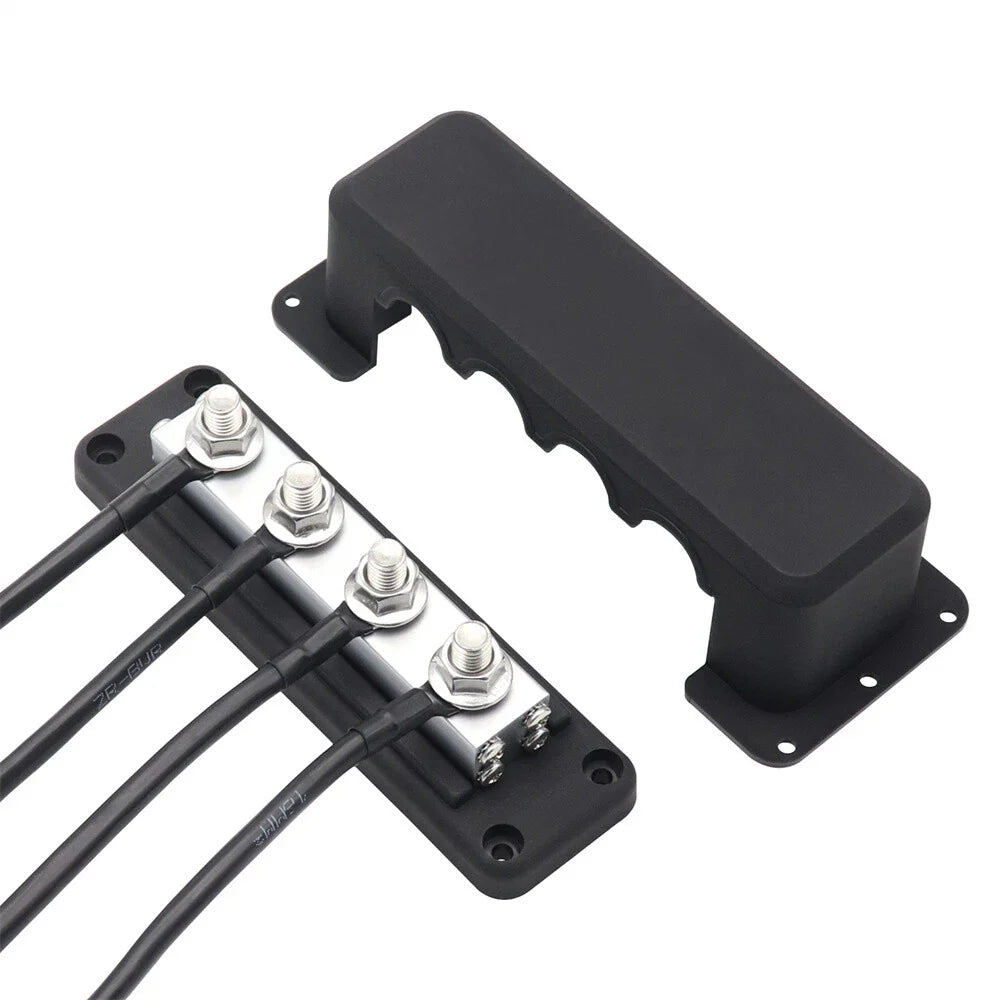 600A 4x10mm Bus Bar Electric Terminal Board for Marine RV