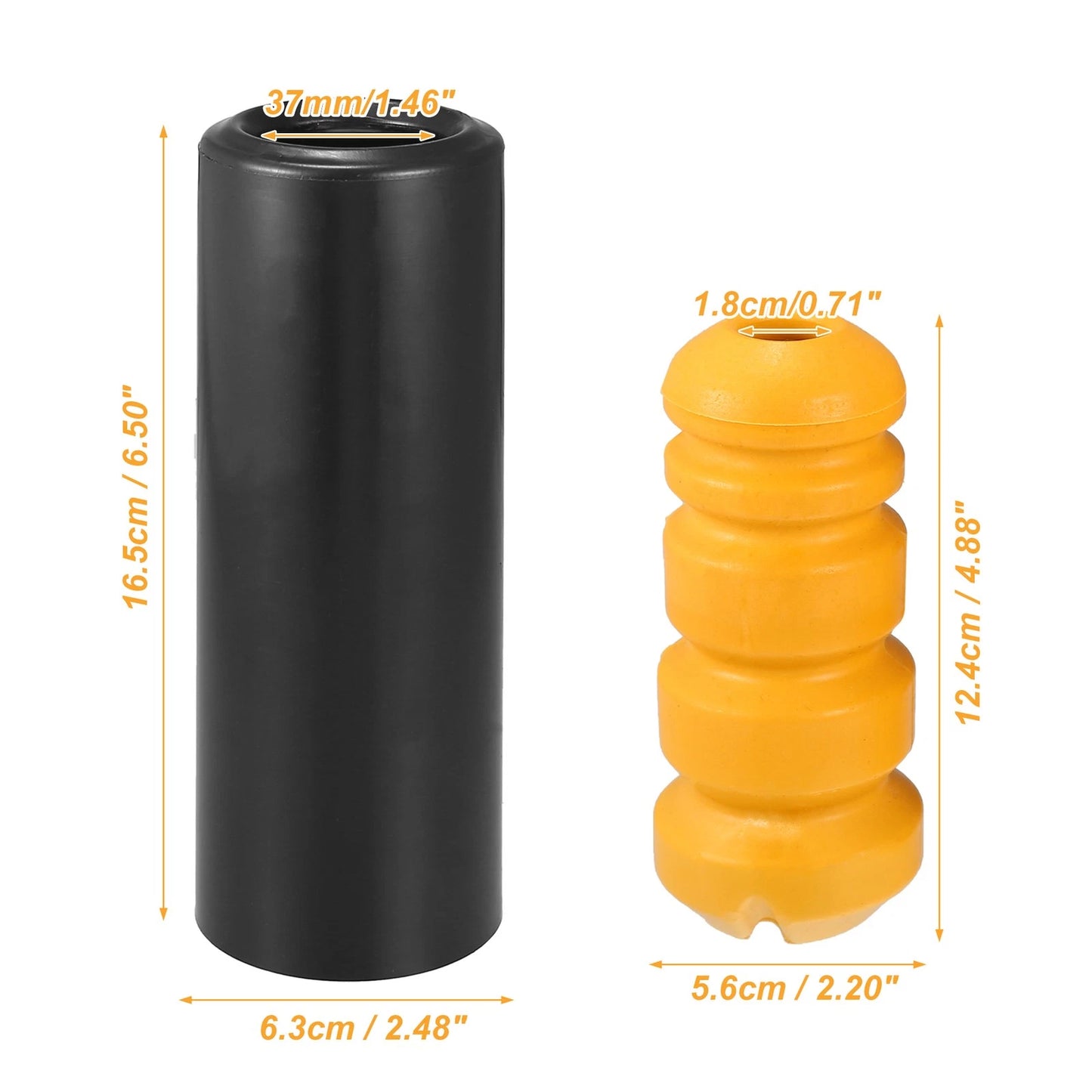 Set of 2 Rear Shock Bump Stop Dust Cover Kit for BMW (No. 33503404974)