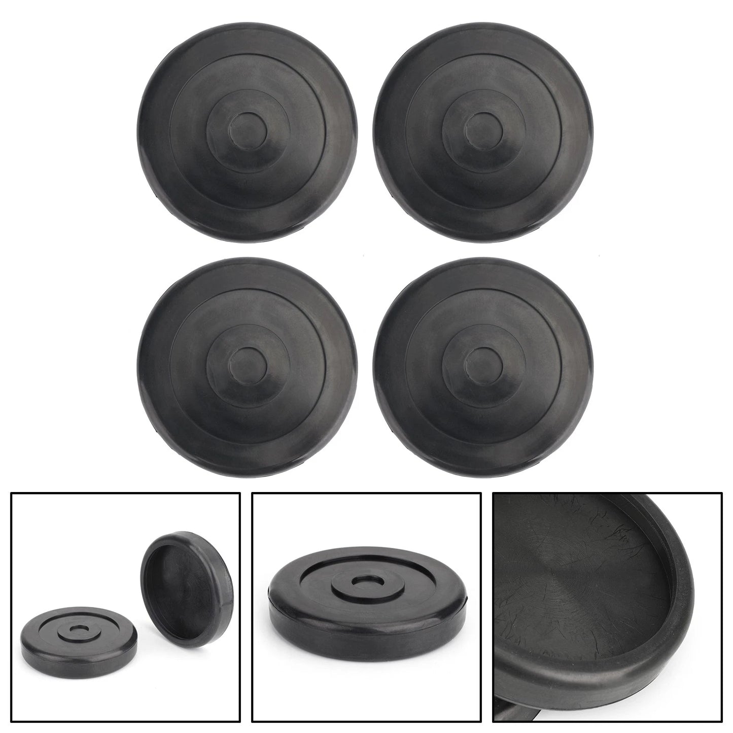 Set of 4 Round Rubber Arm Pads for Bendpak Danmar Lift (#5715017)
