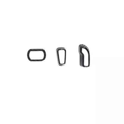 Carbon Fiber Seat Button Cover 3X for Nissan X-Trail Rogue (2014–2020)