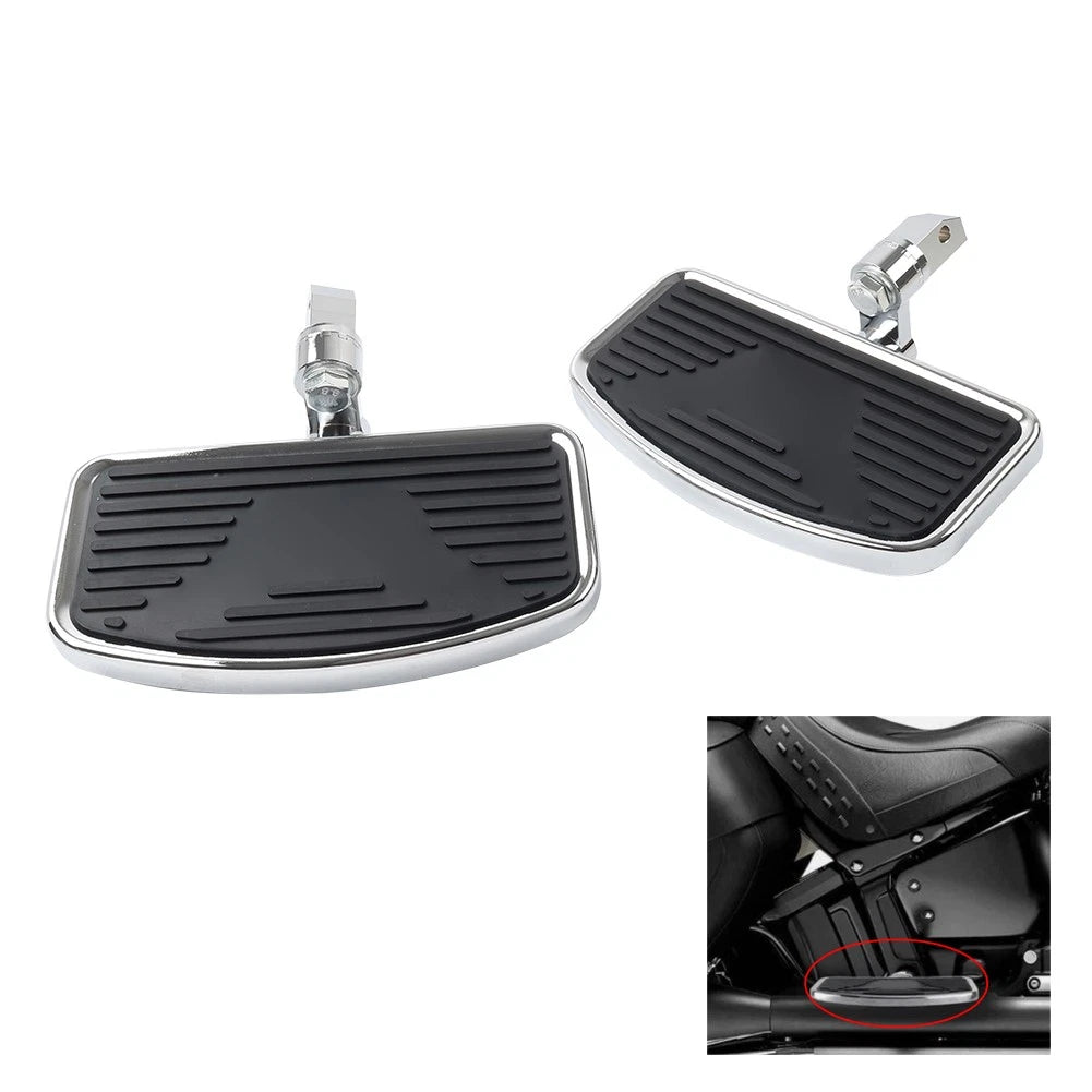 2 Rise Handlebar Riser Clamp Mount Chrome for Harley Sportster Softail