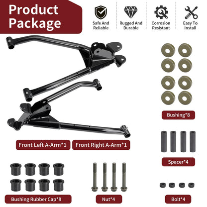 Left Right Front Control Arm for Polaris RZR 170 (2009–2017)