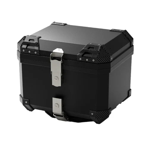 45L Motorcycle Tour Tail Box Trunk Luggage Carrier Case for Black Motorcycles
