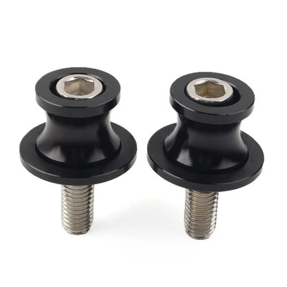 Swingarm Spools Slider Stand Screws 8MM for Kawasaki ZX6R (2012–2021) Black CNC