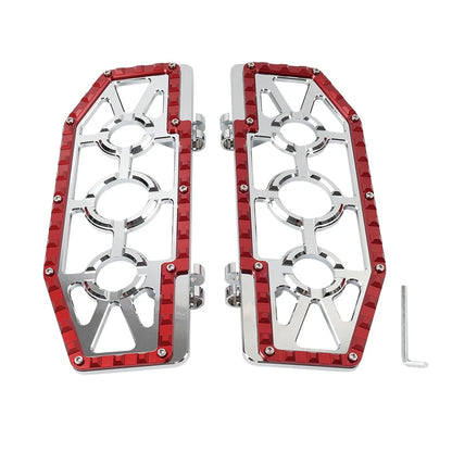 Rider Driver Floorboards Foot Pegs for Harley Electra Glide FLHT FLHTC (1996–2023)