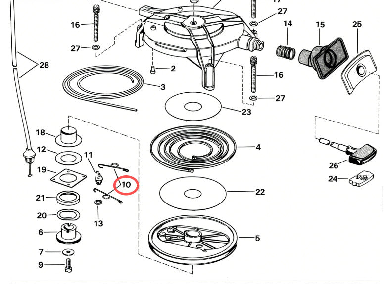 2Pcs Spring Plate for BRP Johnson Evinrude 20-30 HP (1985–2005)