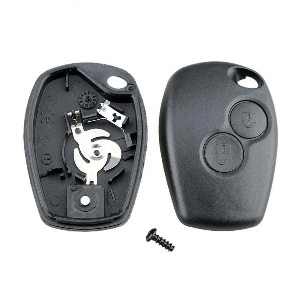 Wear-Resistant Black Key Shell Case for Renault Remotes