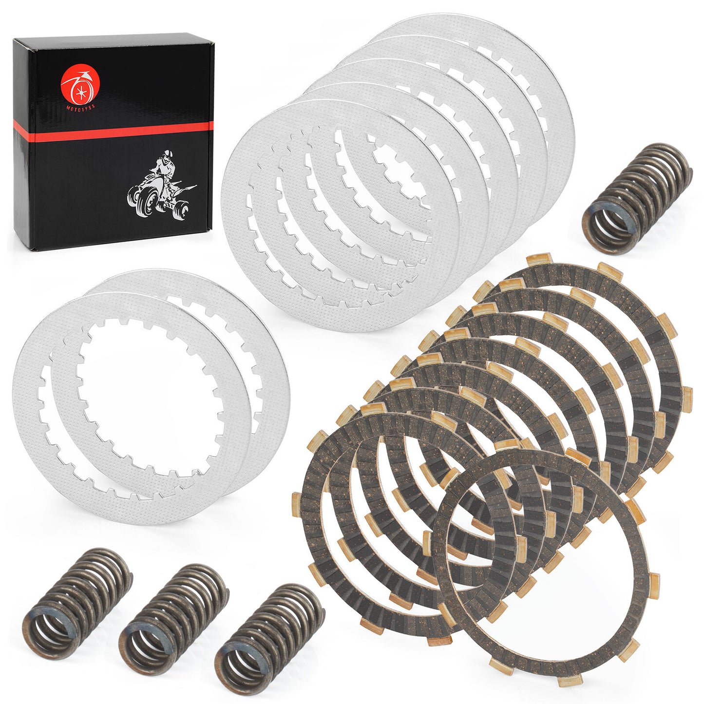 Clutch Friction Steel Plates Kit for Honda VT750C2 (2007–2014)