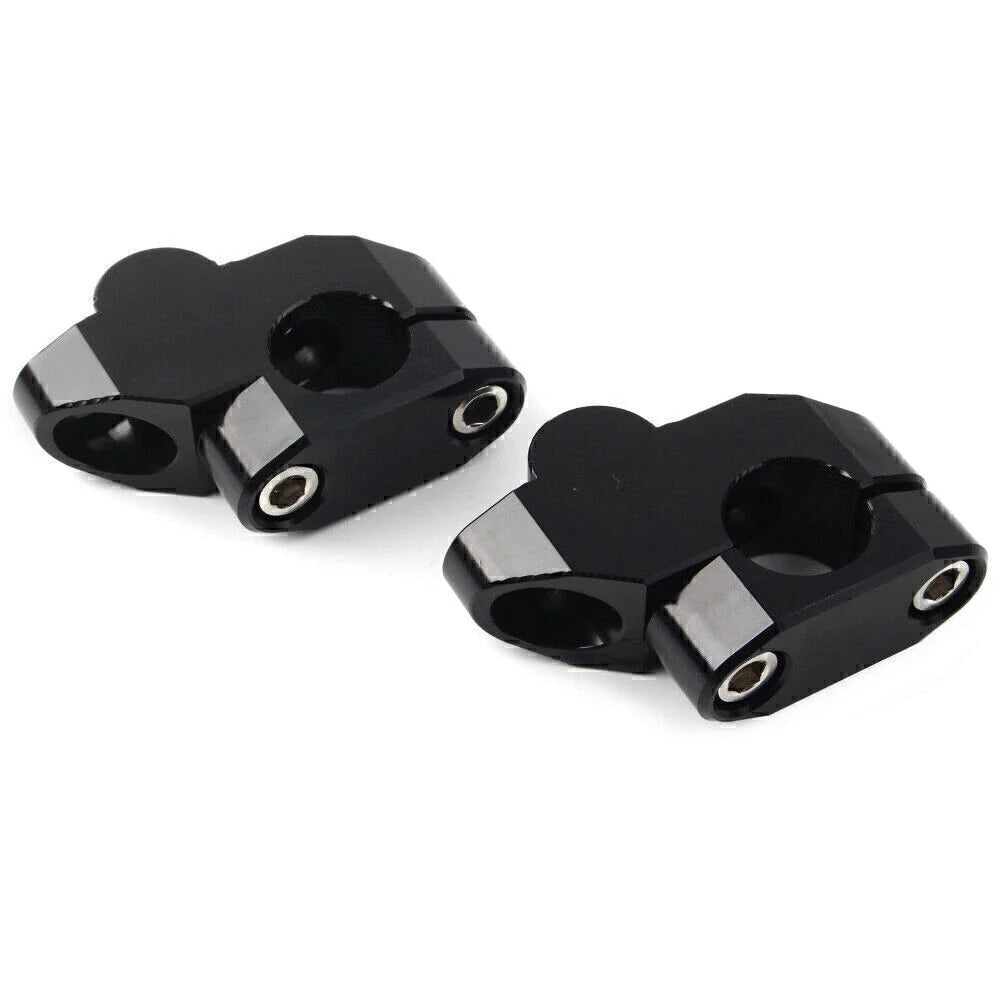 Black Handlebar Bar Extension Riser for Motorcycle