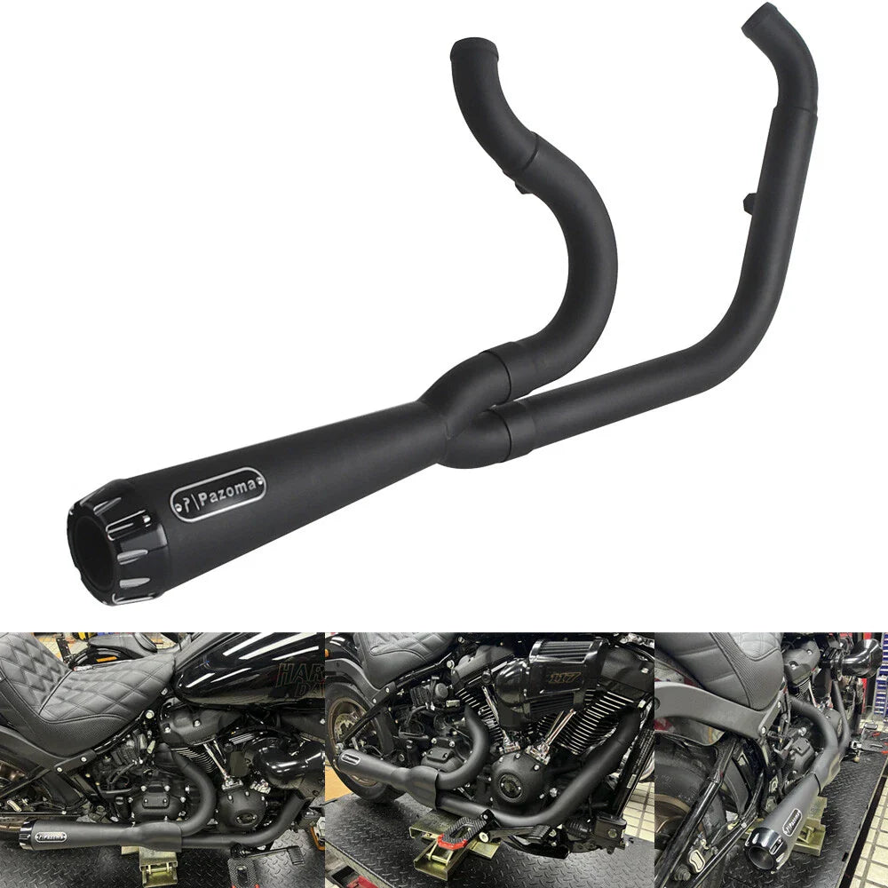 Exhaust Muffler Pipe for Harley Softail Fat Bob Low Rider (2018-2023)