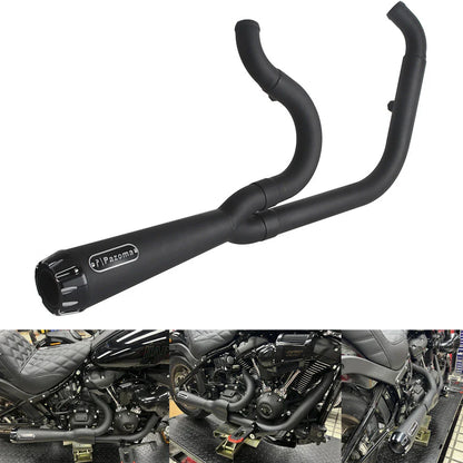 Exhaust Muffler Pipe for Harley Softail Fat Bob Low Rider (2018-2023)