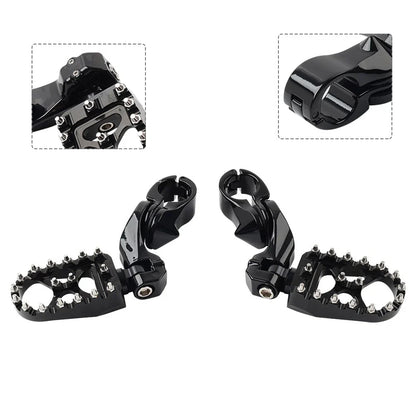 1. Motorcycle Foot Pegs for Harley Touring 1.25"