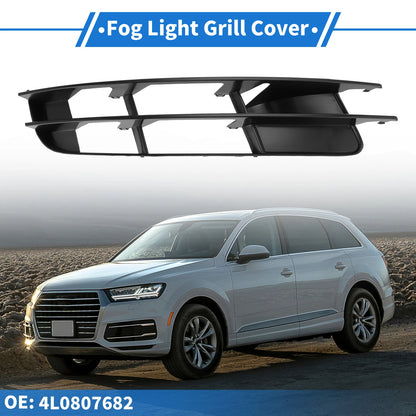 1pc Fog Light Grill for Audi Q7 (2007–2009) No. 4L0807682 ABS Black