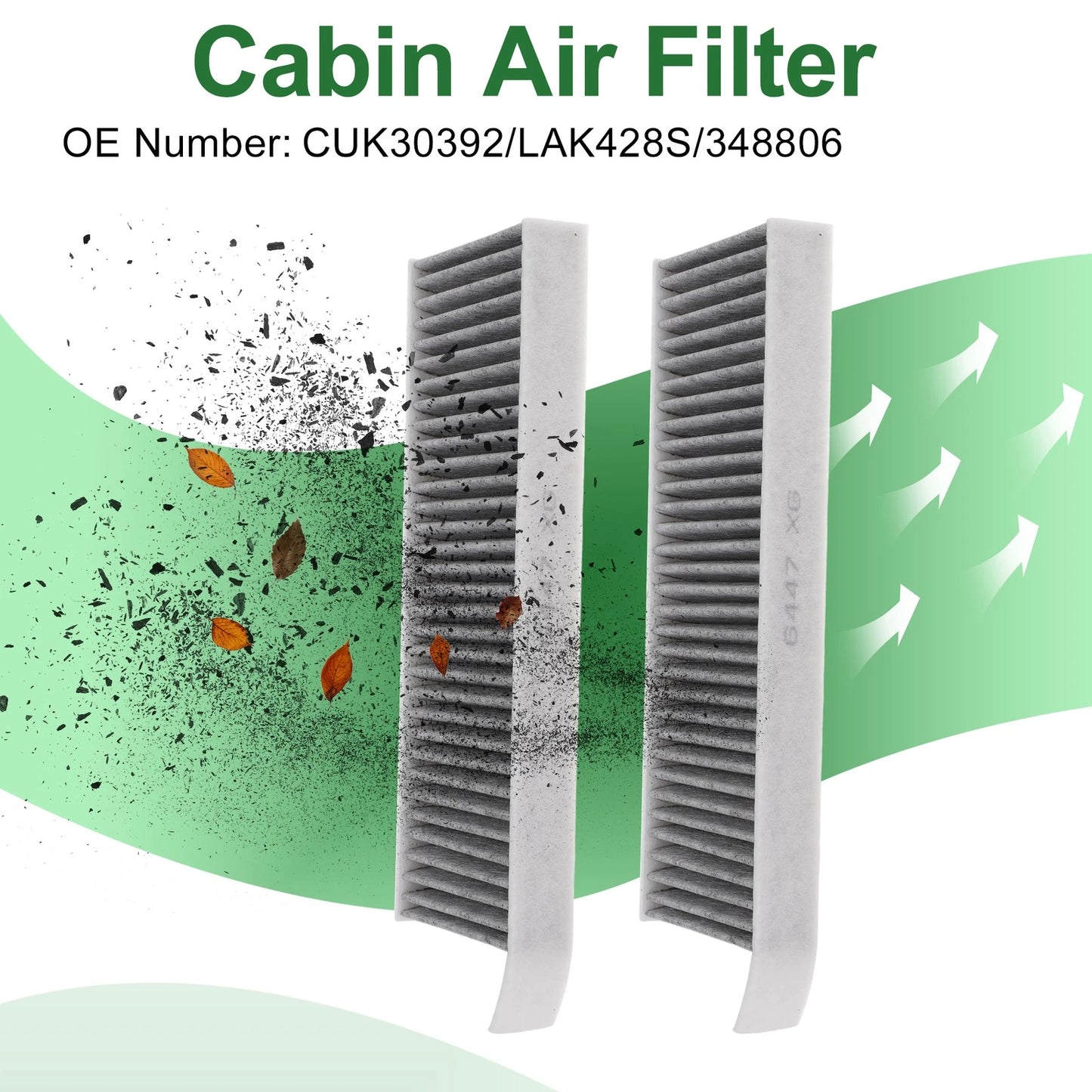Cabin Air Filter No.CUK30392/LAK428S for Citroen Berlingo (EC)