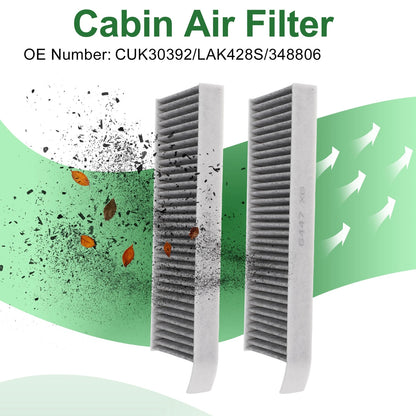 Cabin Air Filter No.CUK30392/LAK428S for Citroen Berlingo (EC)