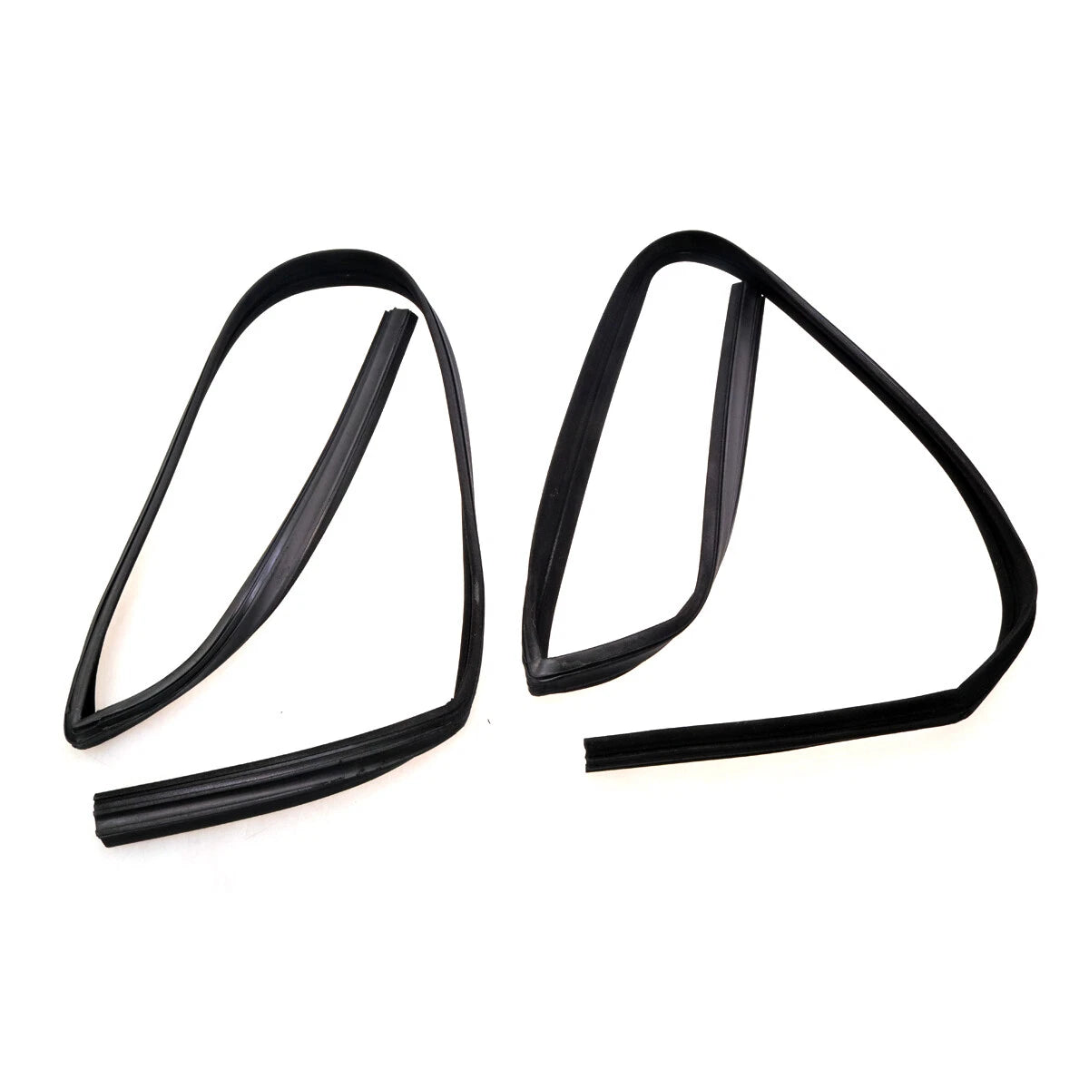 Quarter Window Glass Run Channel Set for BMW 3 Series E30 325e 325es M3 Coupe 1982-1994