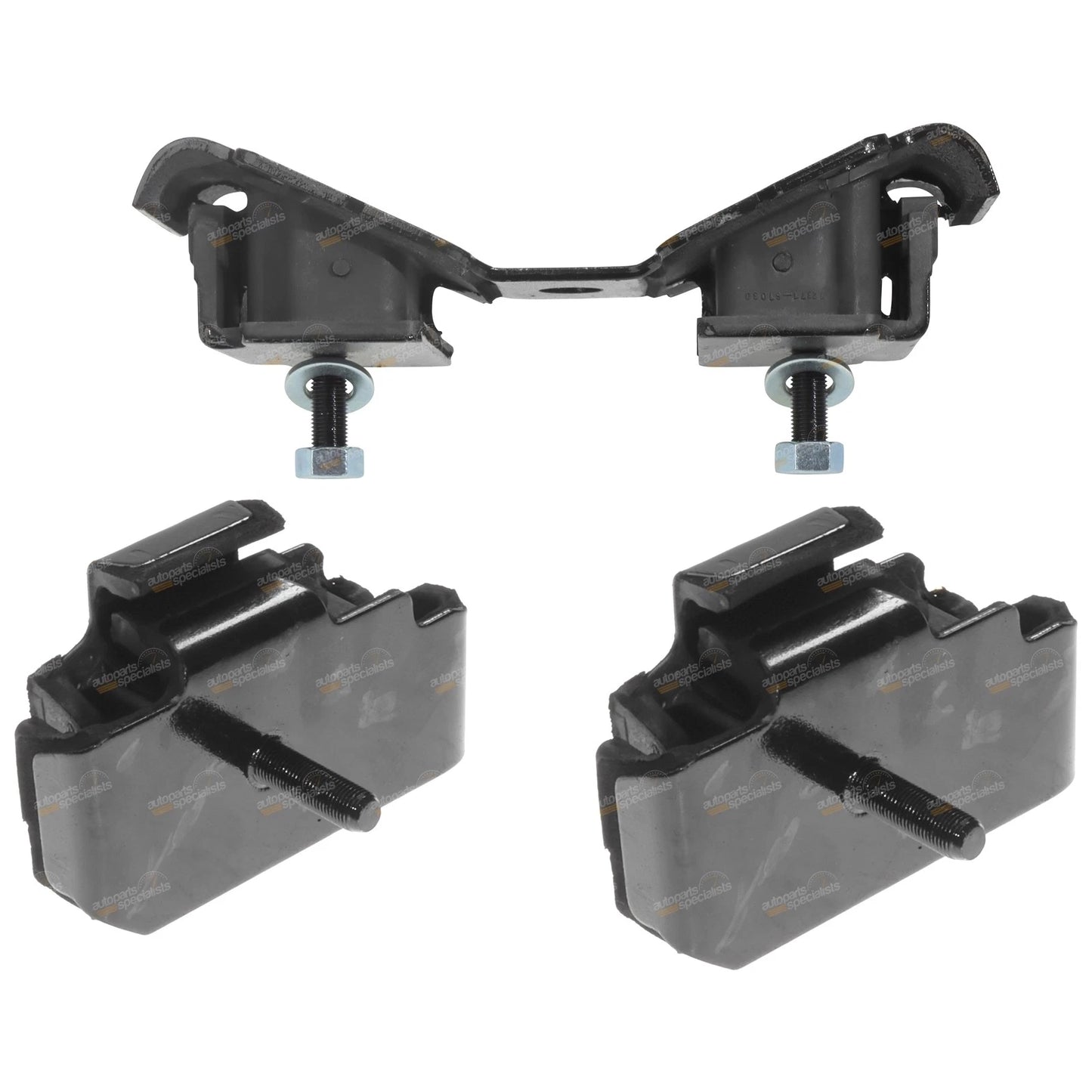 2 Front Engine and Gearbox Mounts for Landcruiser FJ62 FJ70 FJ73 FJ75 (1980–1990)