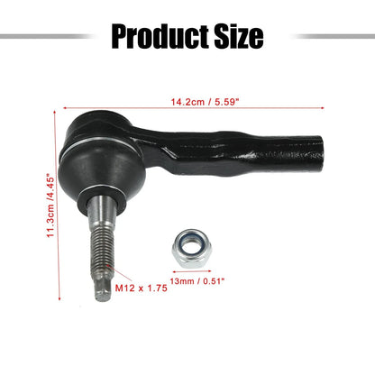2 x Outer Tie Rods for GMC Terrain, Chevrolet Equinox (2010-2017)