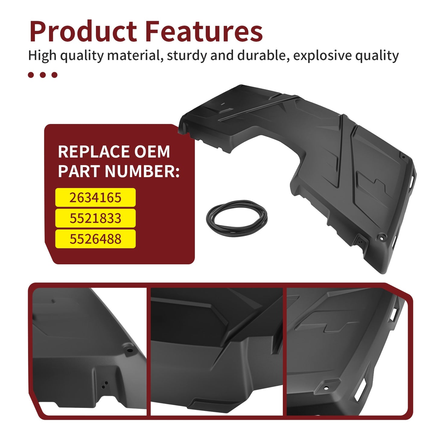 Front Box Cover for Polaris Sportsman 400 500 Hawkeye (2012–2014)