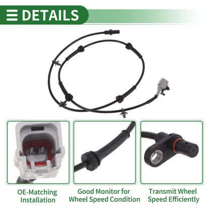 ABS Wheel Speed Sensor No. 479001DA0A for Nissan Rogue (2008–2013)