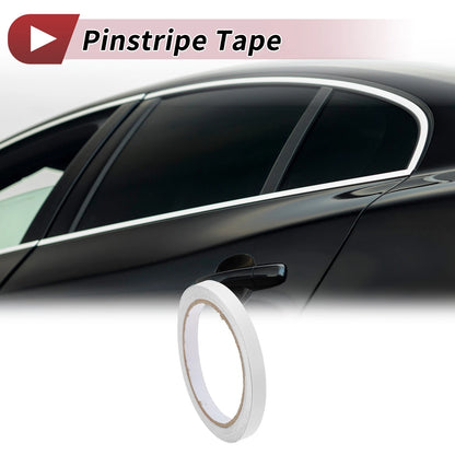 Pinstripe Tape 15mm x 10m for Car Motorcycle Boat Matte White