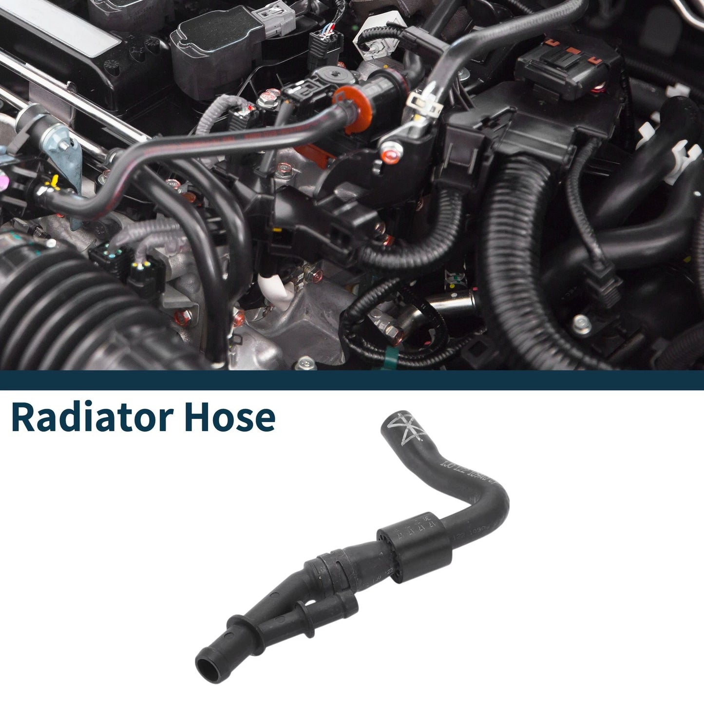 Radiator Hose Coolant Tubes for Volkswagen Jetta (2003–2005) Rubber Plastic