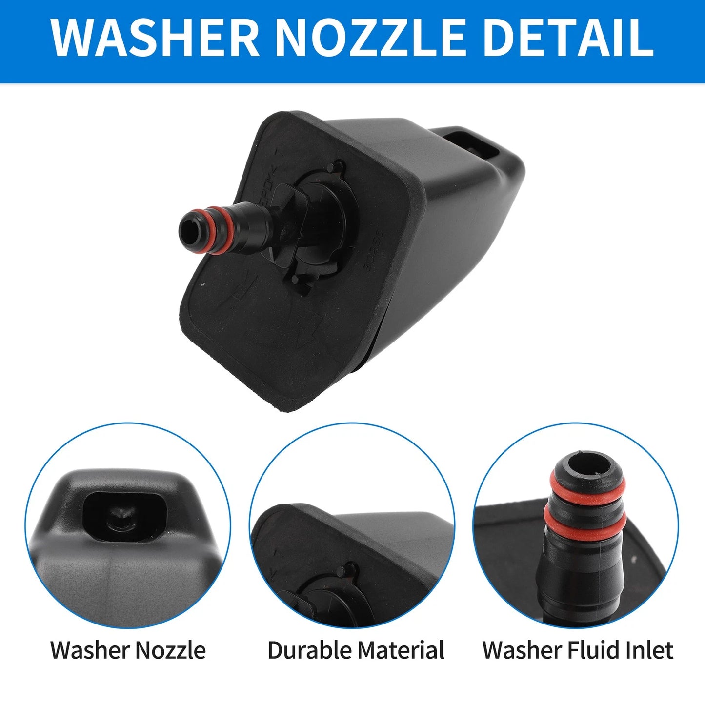 Front Passenger Side Headlight Washer Nozzle for Honda CR-V (2005–2006) No. 76880SCAS11