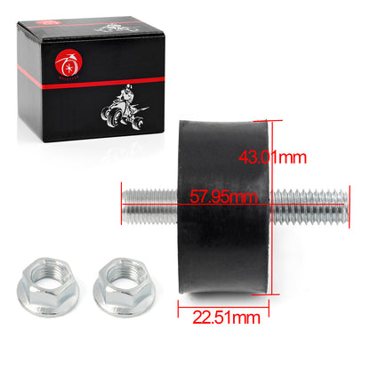Set of 2 Engine Motor Mounts for Polaris Scrambler 500 (1999–2000)