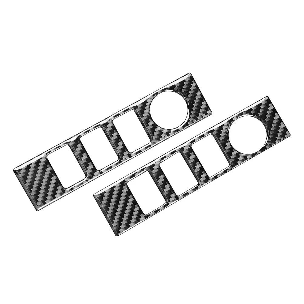 Carbon Black Central Console Volume Switch Cover Trim for Toyota Tundra (2014–2021)