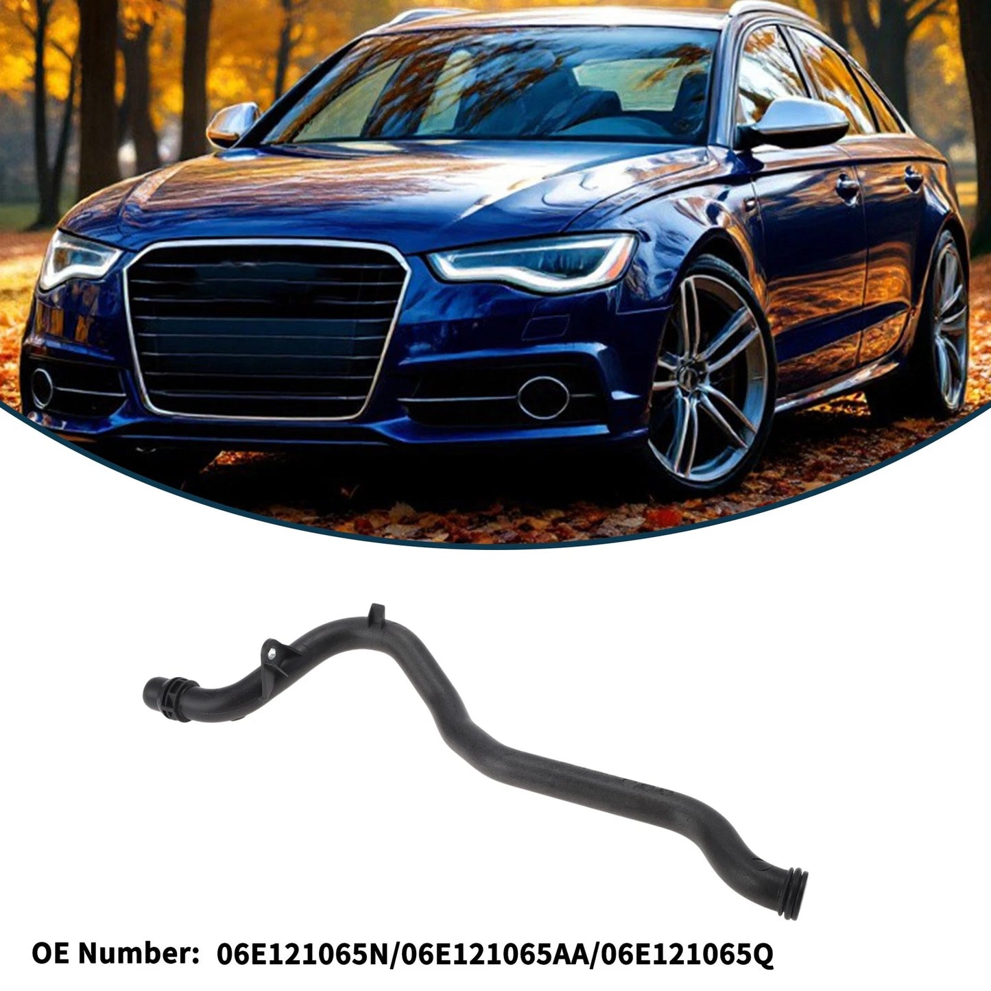 Radiator Hose for Audi A6 Quattro (2009–2015) No. 06E121065N Plastic