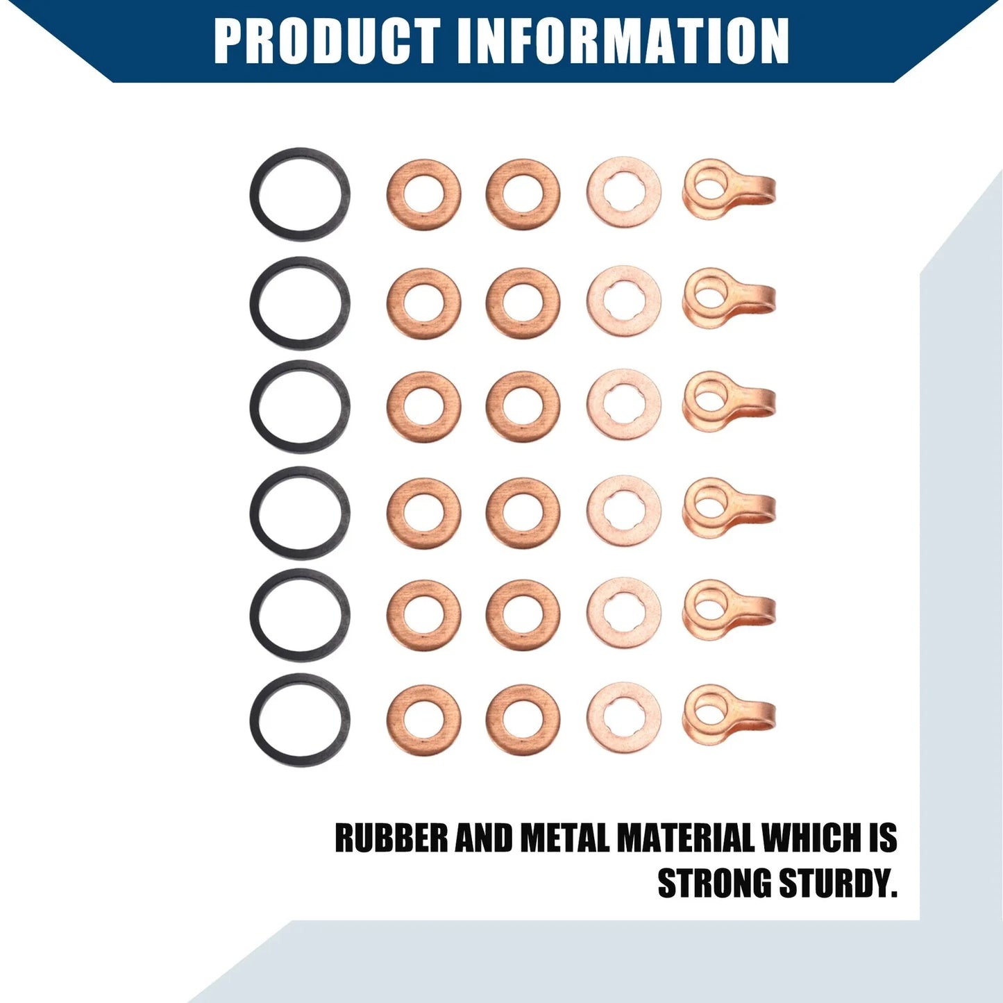 Fuel Injector Seal Installation Kit for Dodge 12v 4bt 6bt 5.9L (1991-1998)