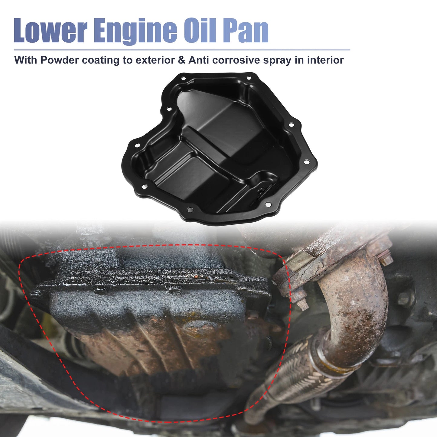Engine Oil Pan Replacement for Nissan Sentra (2013–2019) No. 111103RC0C
