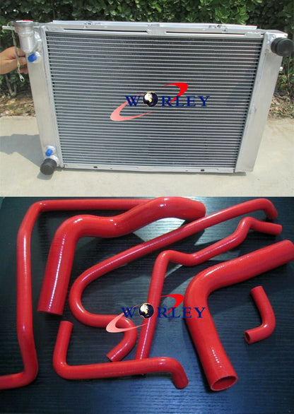 Aluminum Radiator & Red Hose for Holden Commodore (VG-VS)