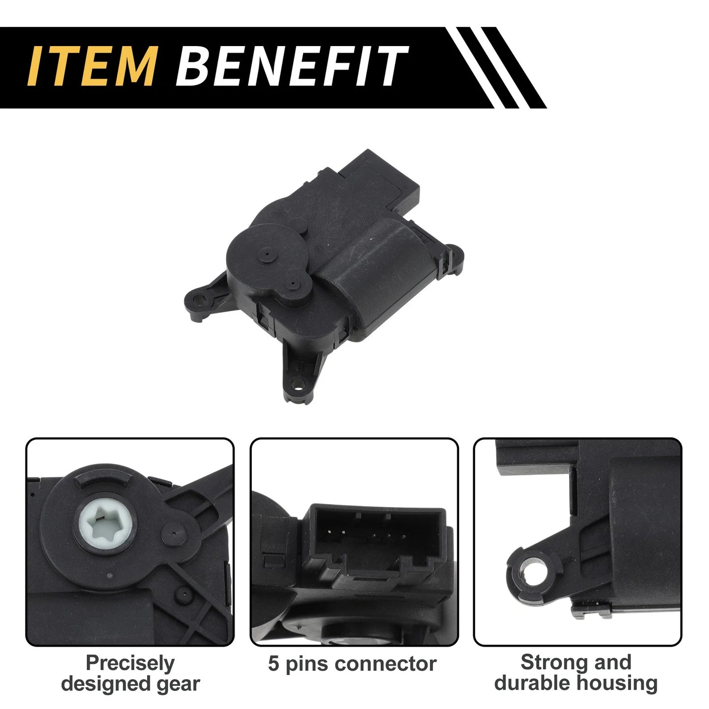 HVAC Heater Blend Door Actuator for Volkswagen Tiguan (2012–2016) No. 2Q0907511E