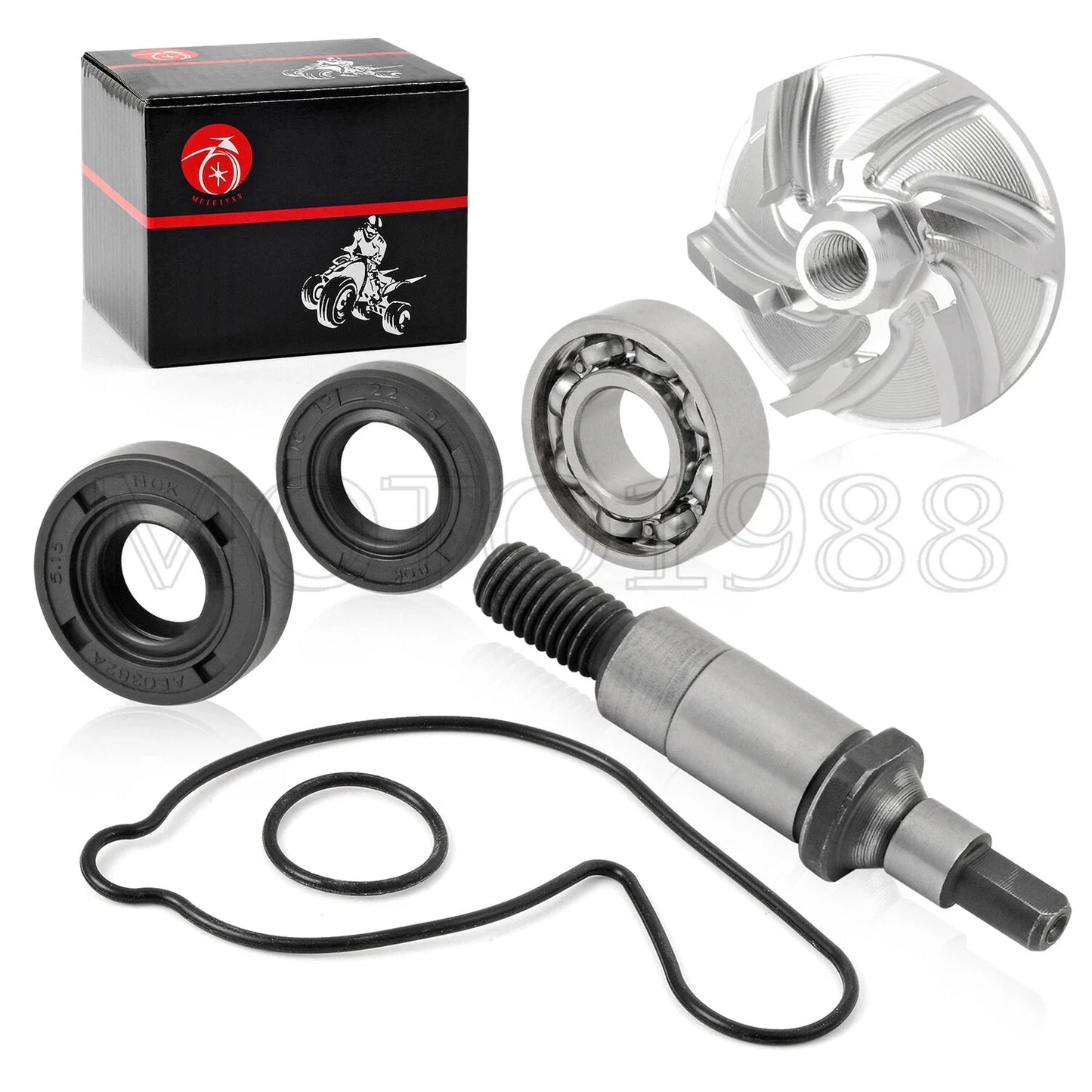 Water Pump Seal Impeller Shaft Bearing Kit WR400F/426F/450F (1998–2012)