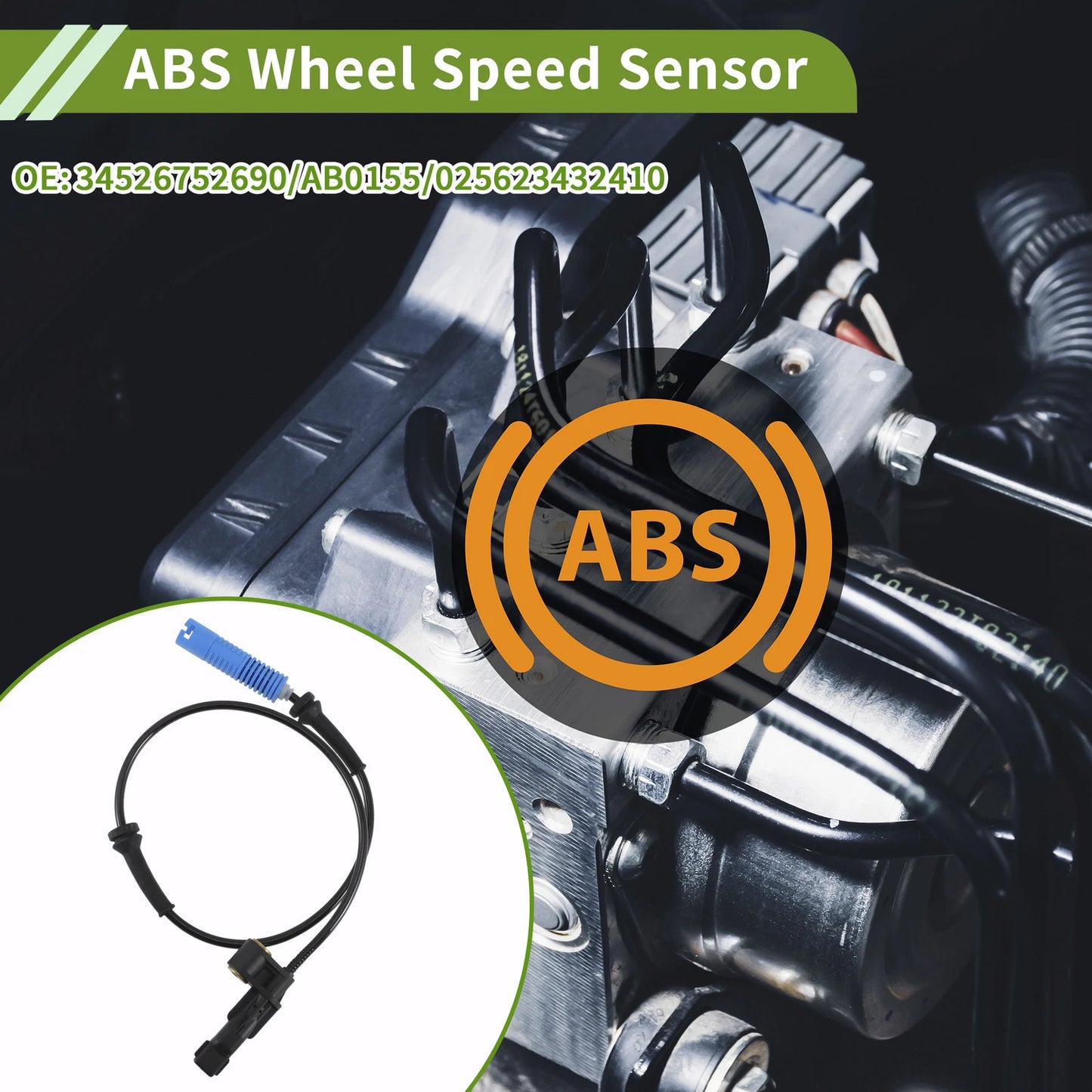 ABS Wheel Speed Sensor for BMW Z3 (1996–2002) No. 34526752690/AB0155/025623432410