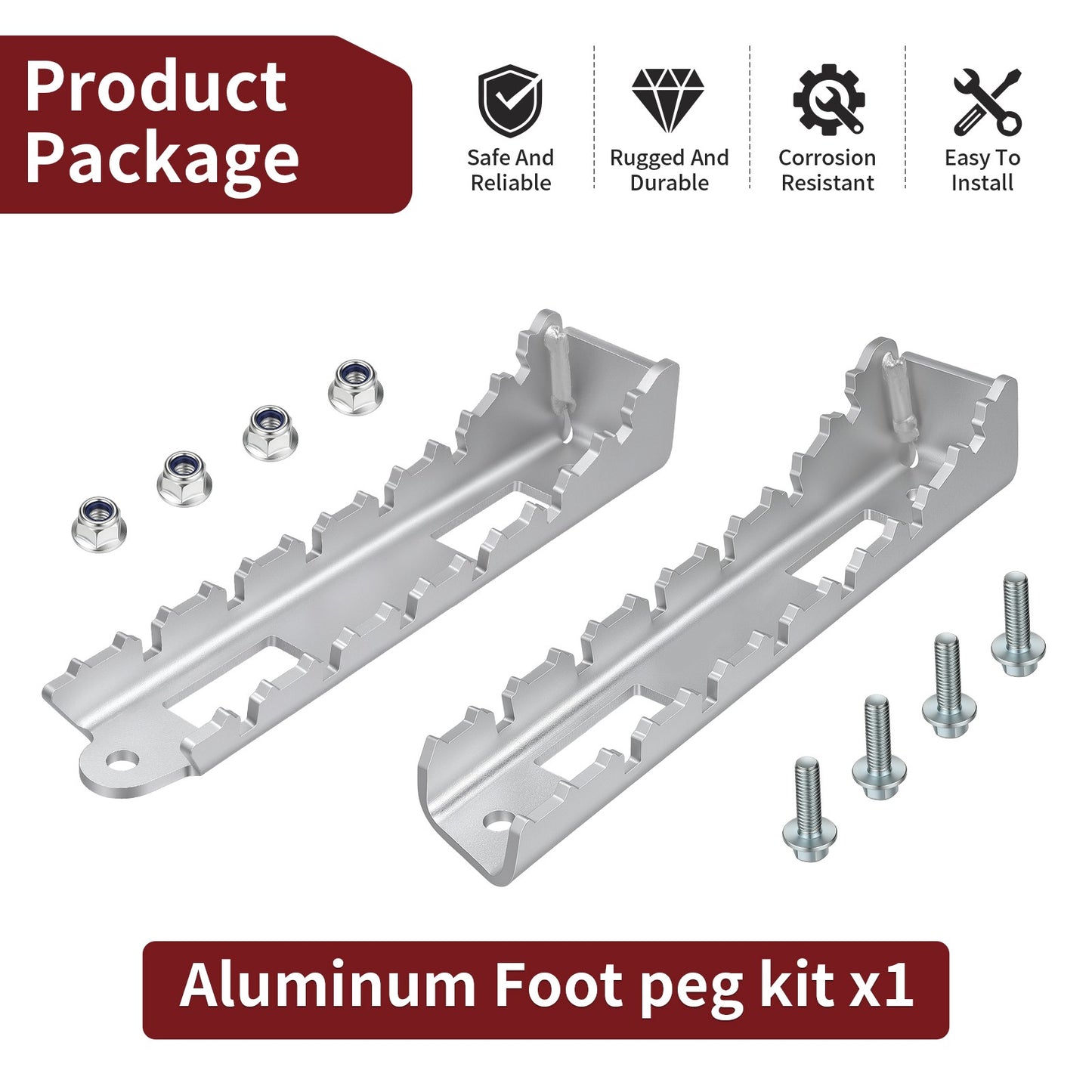 Aluminum Foot Peg Kit for Can-Am Outlander G2 (2012–2020)