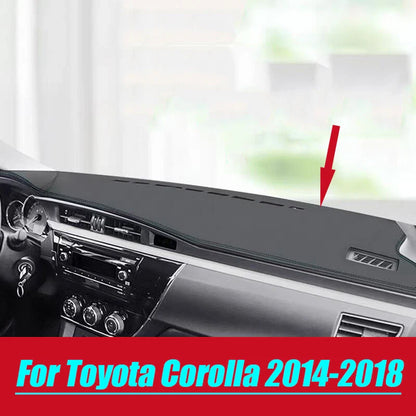 Dashboard Dash Cover Protector Mat for Toyota Corolla (2014–2018)