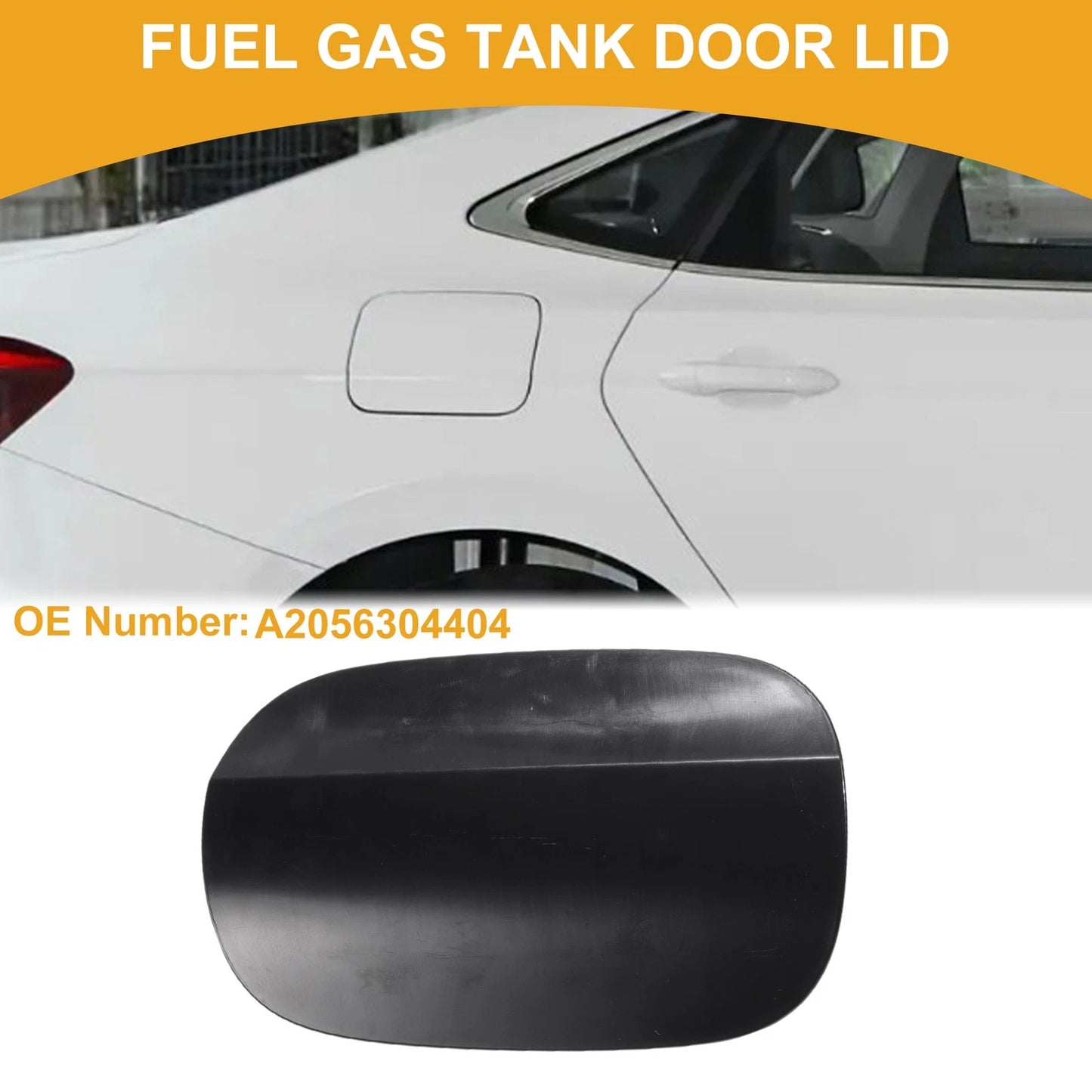 Fuel Tank Door Cap for Mercedes-Benz E200 (2015–2019) Clip Type No.A2056304404
